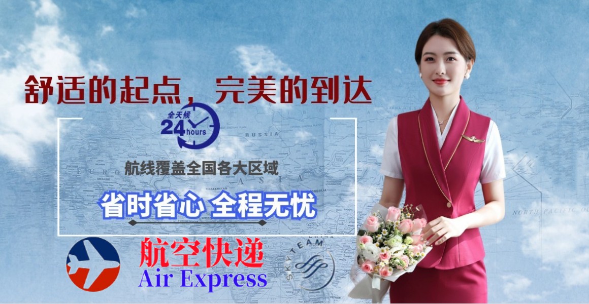 繁忙的航空货运站