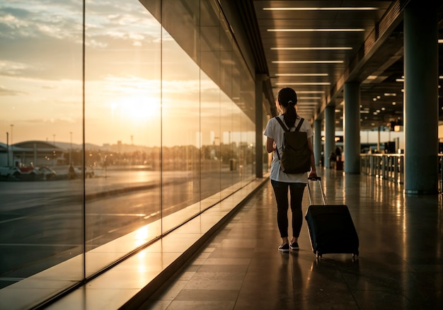繁忙的大连空港