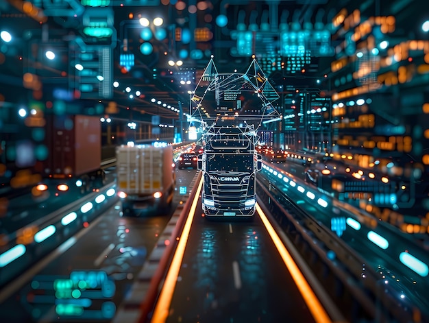 未来物流概念图