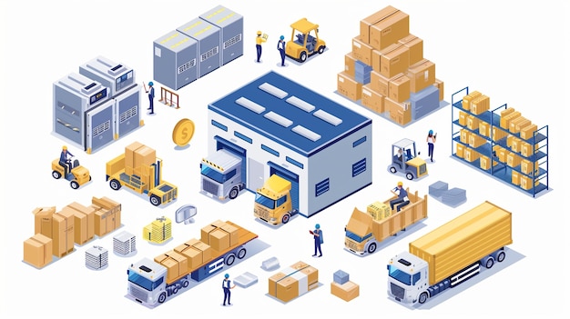 专业分拣中心内景